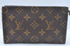 Authentic Louis Vuitton Monogram Pouch For Bucket PM LV Junk L0450