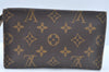 Authentic Louis Vuitton Monogram Pouch For Bucket PM LV Junk L0450