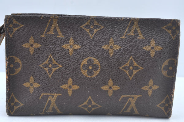 Authentic Louis Vuitton Monogram Pouch For Bucket PM LV Junk L0450