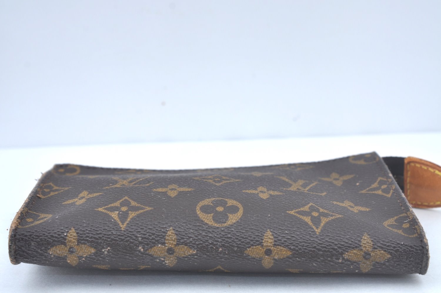 Authentic Louis Vuitton Monogram Pouch For Bucket PM LV Junk L0450