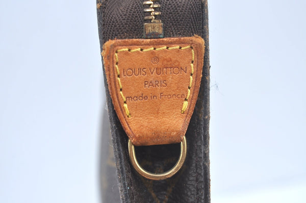 Authentic Louis Vuitton Monogram Pouch For Bucket PM LV Junk L0450