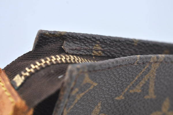 Authentic Louis Vuitton Monogram Pouch For Bucket PM LV Junk L0450