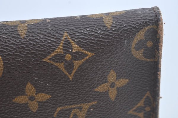 Authentic Louis Vuitton Monogram Pouch For Bucket PM LV Junk L0450