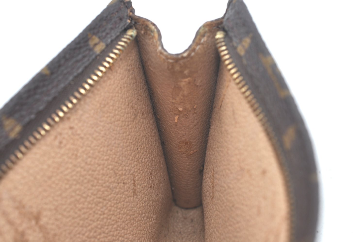 Authentic Louis Vuitton Monogram Pouch For Bucket PM LV Junk L0450