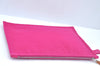 Authentic HERMES Bora Bora Pouch MM Canvas Purse Pink L0452