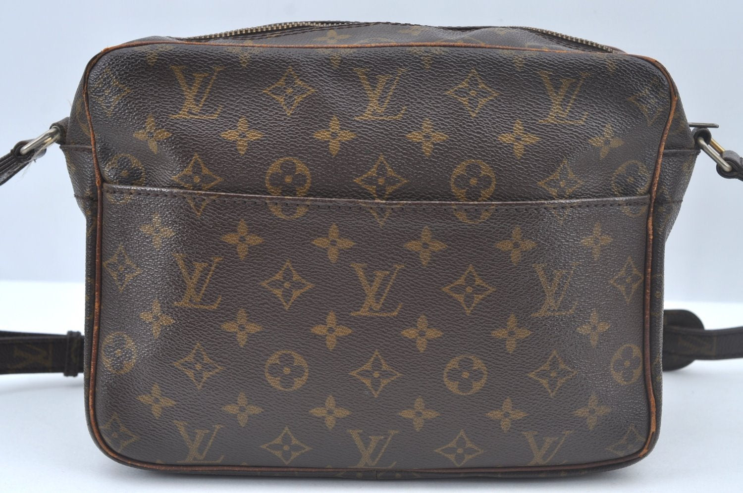 Authentic Louis Vuitton Monogram Nile Shoulder Cross Body Bag Old Model LV L0454