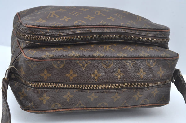 Authentic Louis Vuitton Monogram Nile Shoulder Cross Body Bag Old Model LV L0454