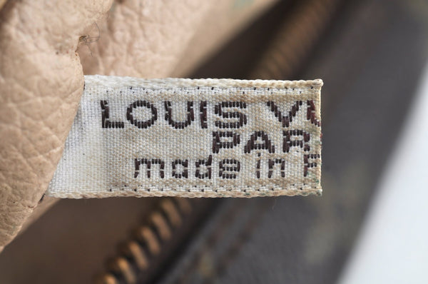 Auth Louis Vuitton Monogram Trousse Toilette 18 Clutch Hand Bag LV Junk L0455