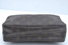 Auth Louis Vuitton Monogram Trousse Toilette 23 Clutch Hand Bag M47524 LV L0456