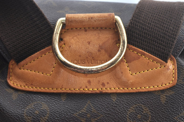 Authentic Louis Vuitton Monogram Montsouris GM Backpack M51135 LV L0457