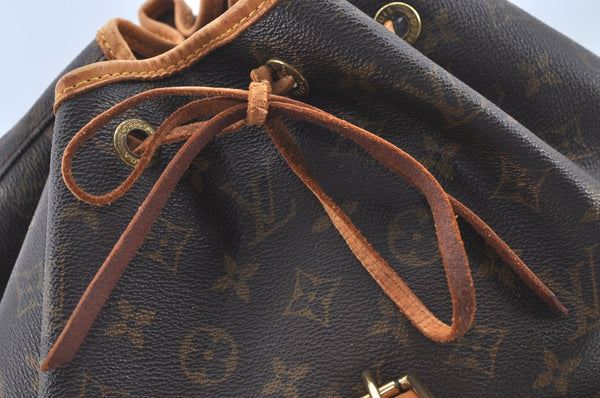 Authentic Louis Vuitton Monogram Montsouris GM Backpack M51135 LV L0457