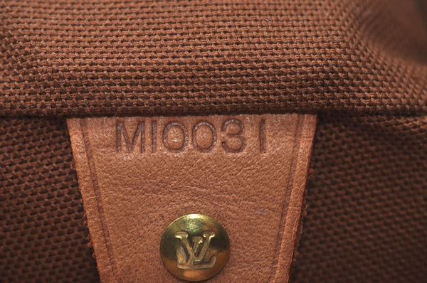 Authentic Louis Vuitton Monogram Montsouris GM Backpack M51135 LV L0457