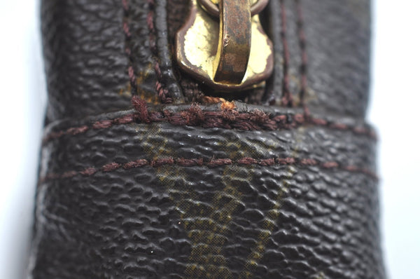 Auth Louis Vuitton Monogram Trousse Toilette 23 Clutch Hand Bag M47524 LV L0458