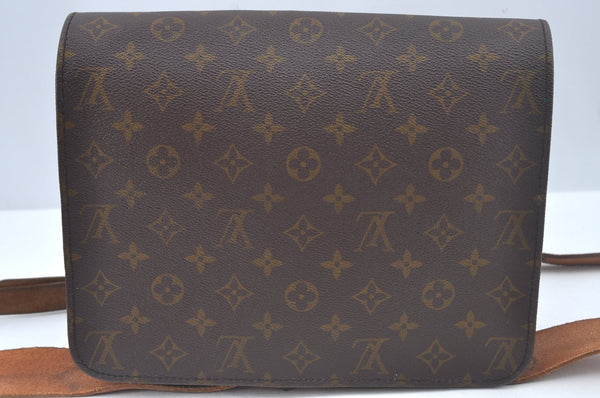 Authentic Louis Vuitton Monogram Cartouchiere GM M51252 Shoulder Cross Bag Junk L0459