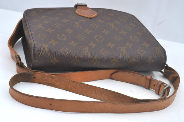 Authentic Louis Vuitton Monogram Cartouchiere GM M51252 Shoulder Cross Bag Junk L0459