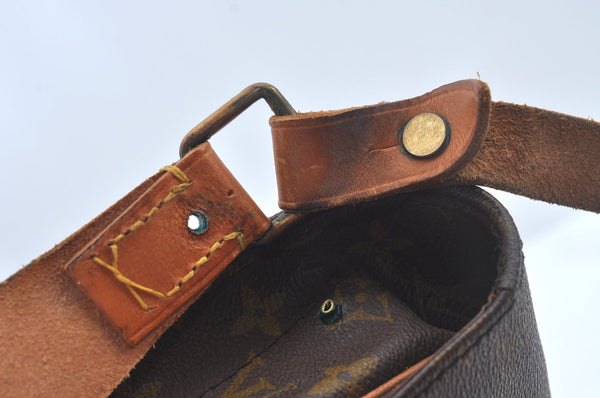 Authentic Louis Vuitton Monogram Cartouchiere GM M51252 Shoulder Cross Bag Junk L0459