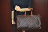 Authentic Louis Vuitton Monogram Speedy 40 Hand Boston Bag M41522 LV Junk L0460