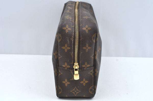 Auth Louis Vuitton Monogram Trousse Toilette 28 Clutch Hand Bag Junk L0461