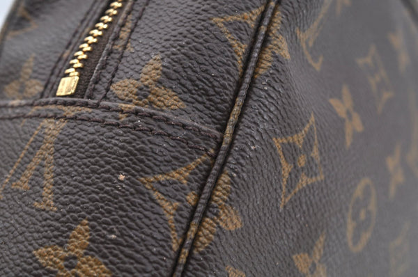 Auth Louis Vuitton Monogram Trousse Toilette 28 Clutch Hand Bag Junk L0461