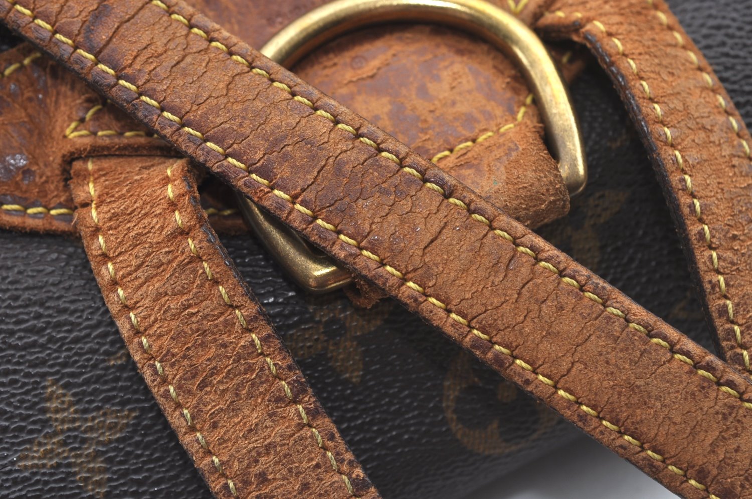 Authentic Louis Vuitton Monogram Montsouris PM Backpack M51137 LV L0463