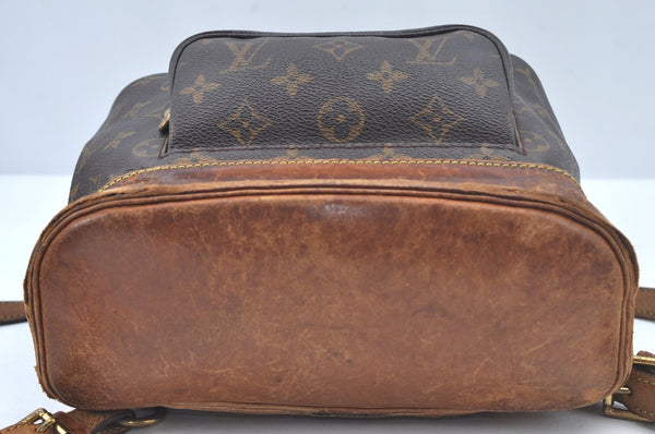 Authentic Louis Vuitton Monogram Montsouris PM Backpack M51137 LV L0463