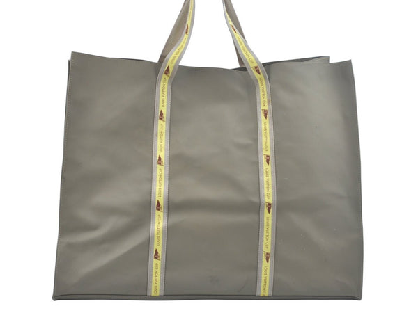 Authentic Louis Vuitton LV Cup 2003 Limited Tote Bag Gray Yellow D60181 LV L0464