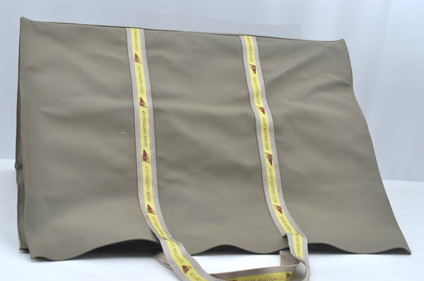 Authentic Louis Vuitton LV Cup 2003 Limited Tote Bag Gray Yellow D60181 LV L0464