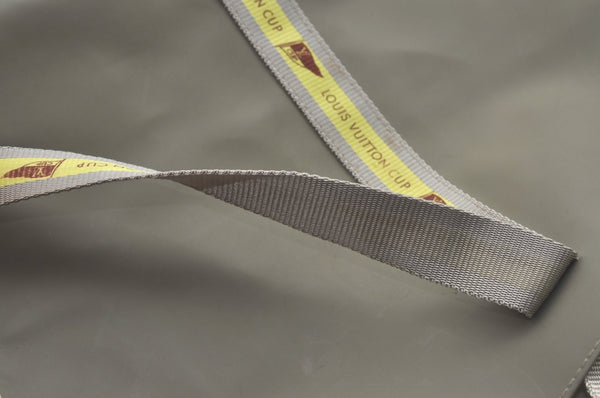 Authentic Louis Vuitton LV Cup 2003 Limited Tote Bag Gray Yellow D60181 LV L0464