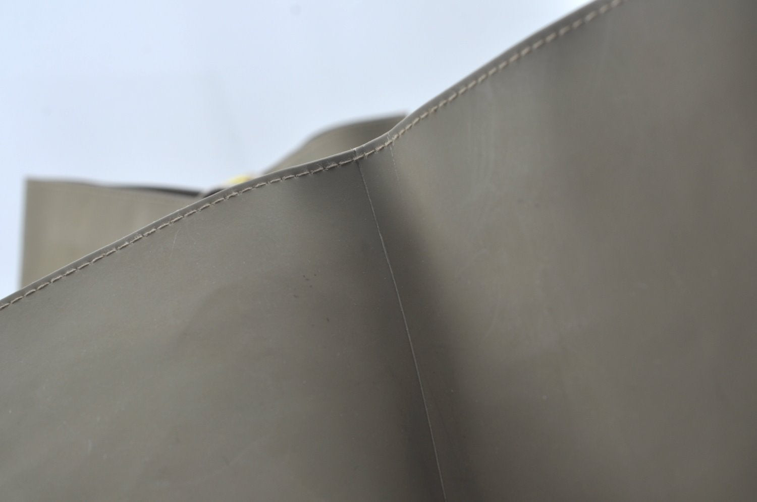 Authentic Louis Vuitton LV Cup 2003 Limited Tote Bag Gray Yellow D60181 LV L0464