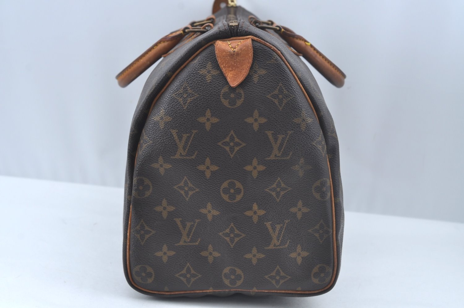 Authentic Louis Vuitton Monogram Speedy 35 Hand Boston Bag M41524 LV L0465