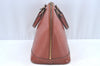 Authentic Louis Vuitton Epi Alma PM Hand Bag Brown M52143 LV L0466