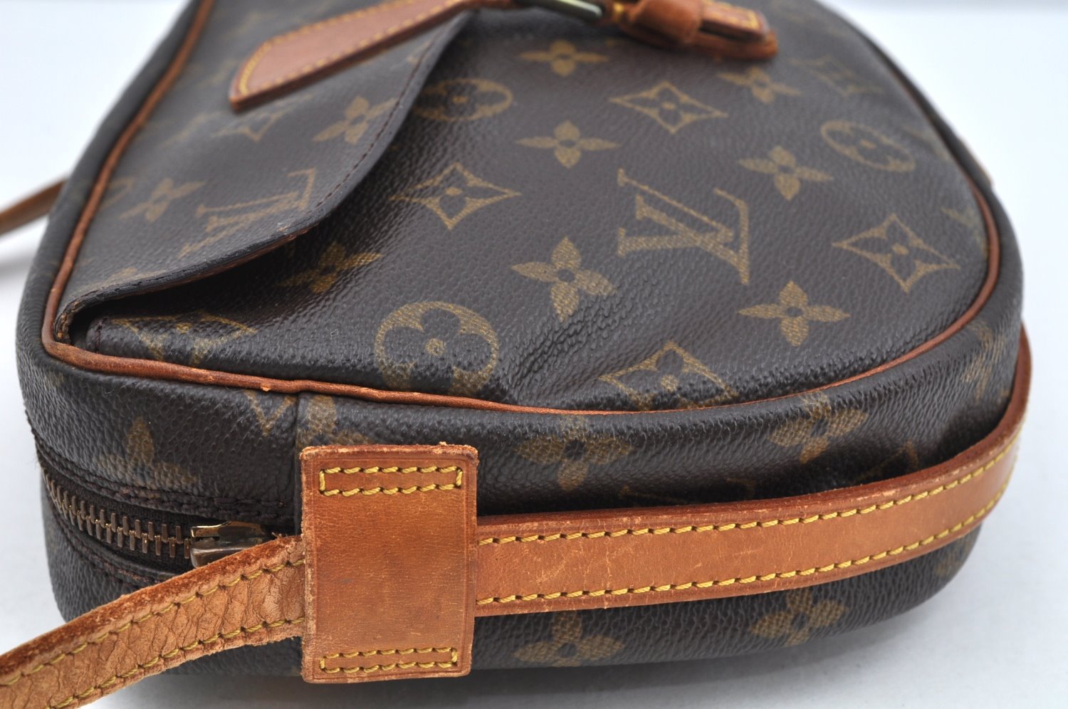 Authentic Louis Vuitton Monogram Jeune Fille MM Shoulder Cross Bag Junk L0468