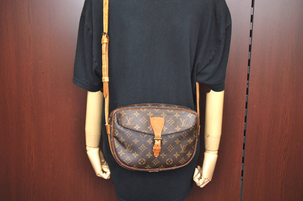 Authentic Louis Vuitton Monogram Jeune Fille MM Shoulder Cross Bag Junk L0468