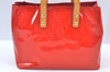 Authentic Louis Vuitton Vernis Reade PM Hand Bag Red M91088 LV L0469