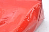 Authentic Louis Vuitton Vernis Reade PM Hand Bag Red M91088 LV L0469