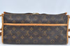 Auth Louis Vuitton Monogram Popincourt Long Shoulder Cross Bag M40008 LV L0470