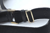 Authentic GUCCI GG Crystal Shoulder Cross Body Bag Purse PVC Leather Black L0471