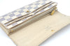 Authentic Louis Vuitton Damier Azur Portefeuille Sarah Wallet N61735 LV L0472