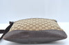 Authentic GUCCI Shoulder Cross Body Bag Purse GG Canvas Leather Brown L0473