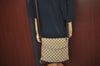 Authentic GUCCI Shoulder Cross Body Bag Purse GG Canvas Leather Brown L0473