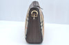 Authentic Burberrys Nova Check Shoulder Cross Body Bag Canvas Beige Junk L0474