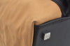 Authentic GUCCI Vintage Hand Tote Bag GG Canvas Leather Brown L0475