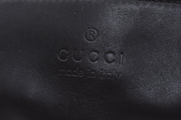 Authentic GUCCI Vintage Hand Tote Bag GG Canvas Leather Brown L0475