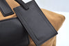 Authentic GUCCI Vintage Hand Tote Bag GG Canvas Leather Brown L0475