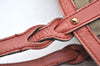 Authentic GUCCI Craft Shoulder Tote Bag GG Canvas Leather 247209 Brown L0476