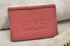 Authentic GUCCI Craft Shoulder Tote Bag GG Canvas Leather 247209 Brown L0476
