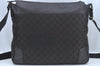 Authentic GUCCI Shoulder Cross Body Bag GG Canvas Leather Brown L0478