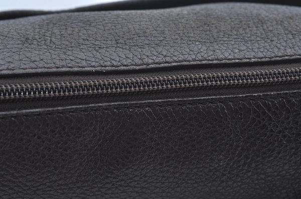 Authentic GUCCI Shoulder Cross Body Bag GG Canvas Leather Brown L0478
