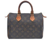 Authentic Louis Vuitton Monogram Speedy 25 Boston Hand Bag M41528 LV Junk L0482