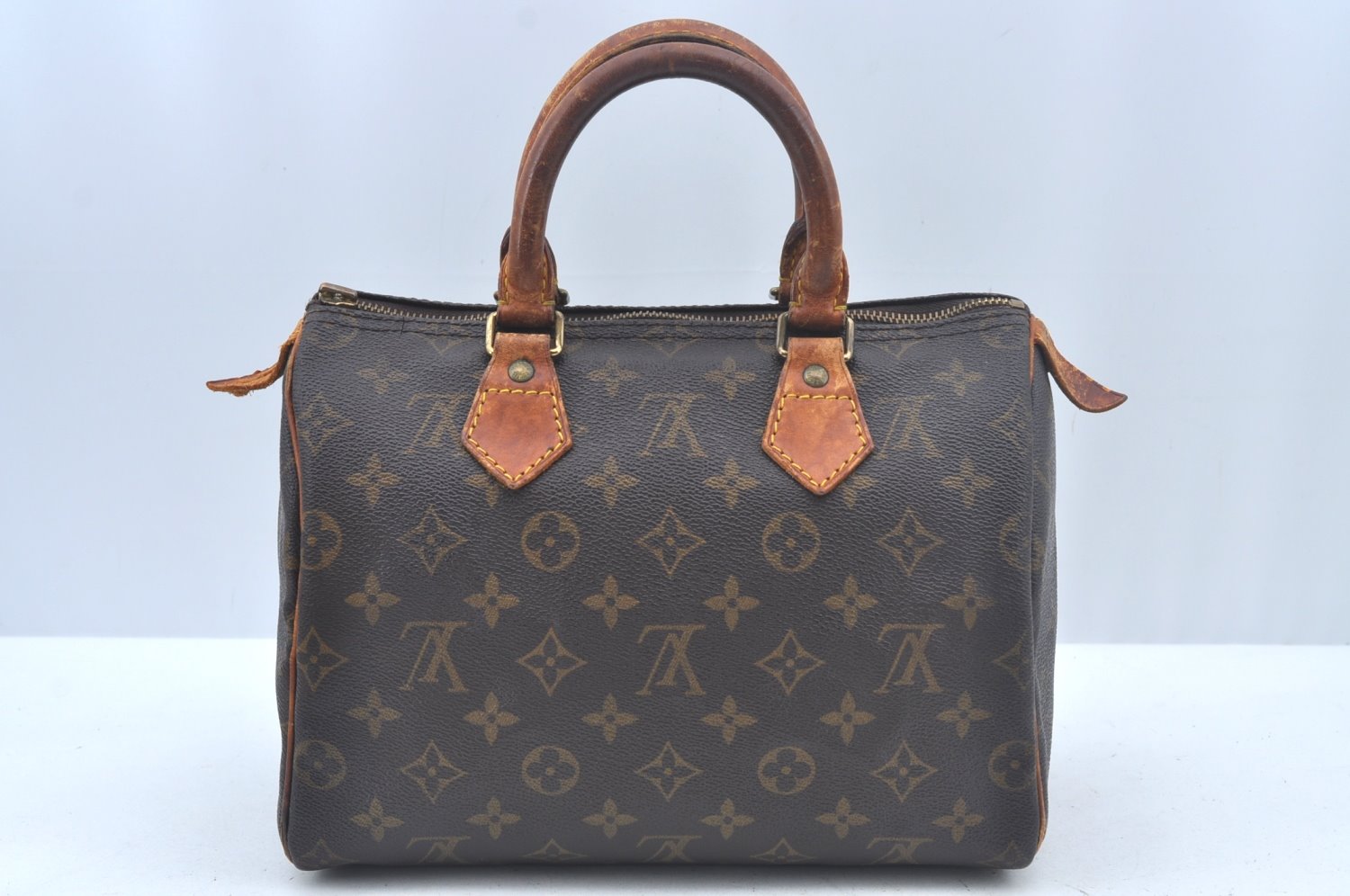 Authentic Louis Vuitton Monogram Speedy 25 Boston Hand Bag M41528 LV Junk L0482